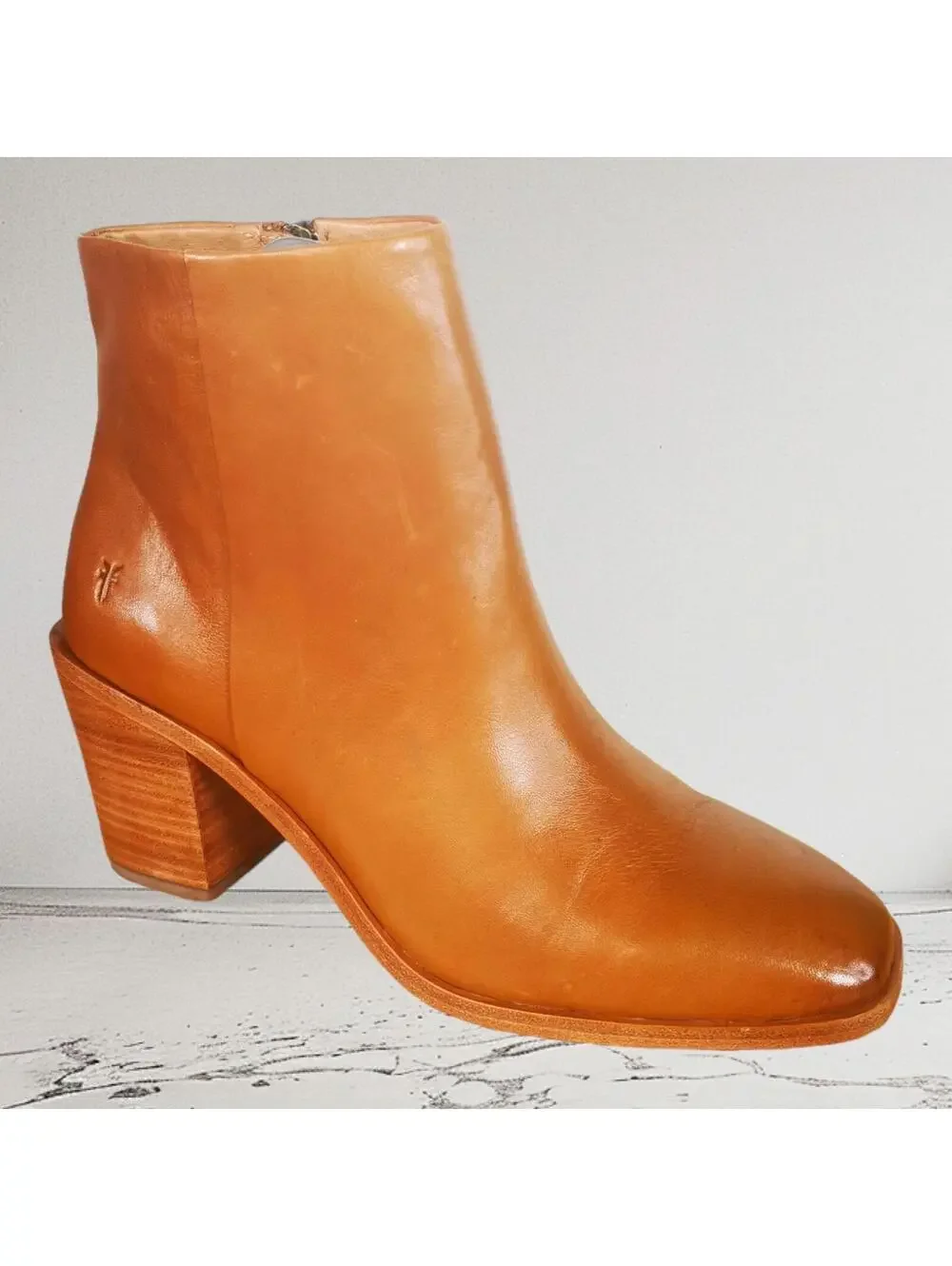 Frye Georgia Ankle Women's Bootie Cognac Size‎ 9.5 NEW